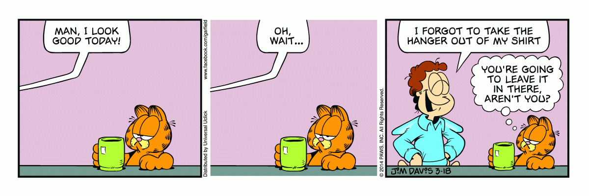 Garfield, March 18, 2014