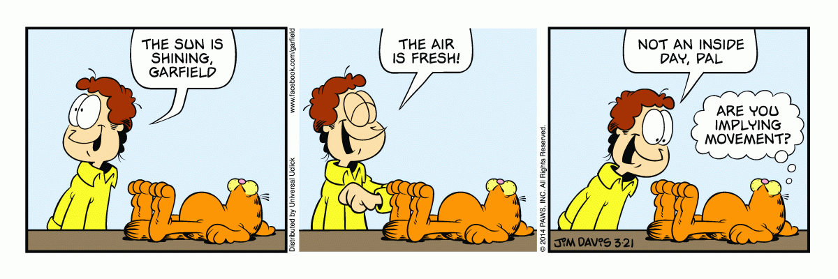 Garfield, March 21, 2014