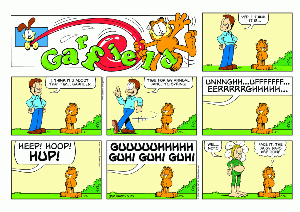 Garfield, March 23, 2014