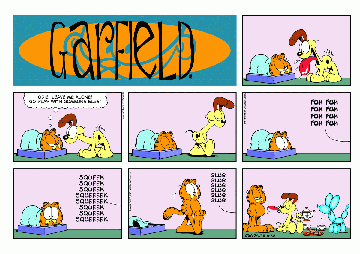 Garfield, March 30, 2014