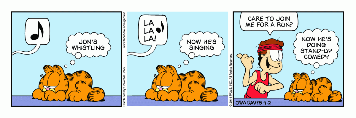 Garfield, April 2, 2014