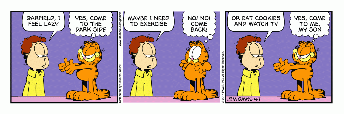 Garfield, April 7, 2014