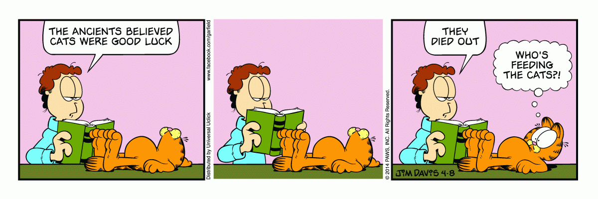 Garfield, April 8, 2014