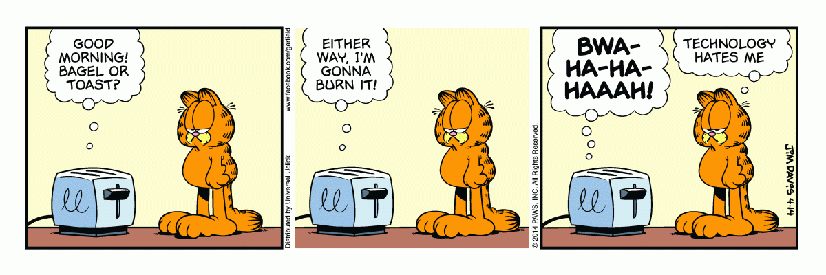 Garfield, April 14, 2014