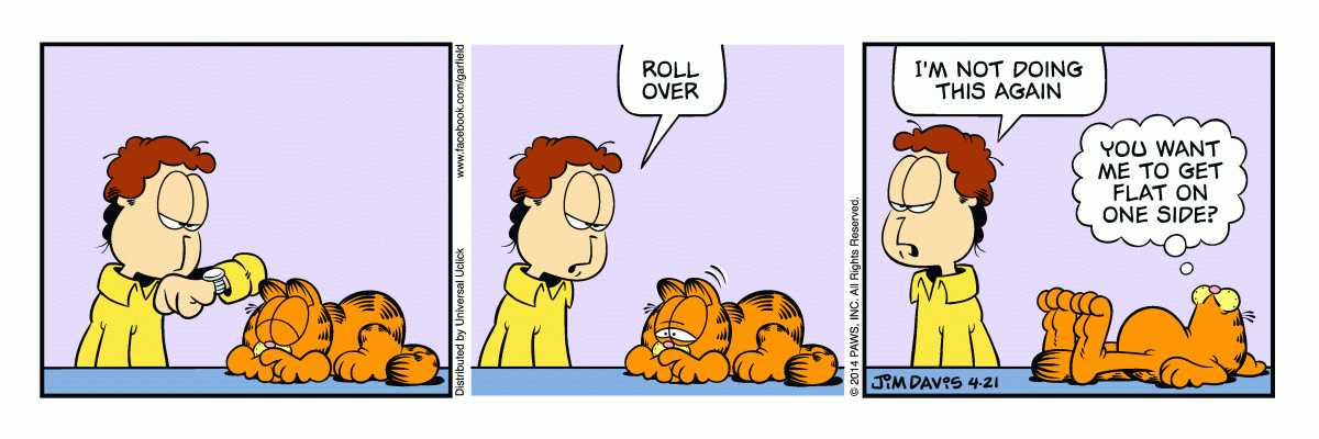 Garfield, April 21, 2014