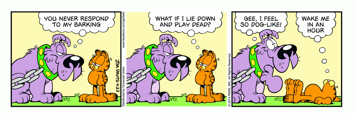 Garfield, April 22, 2014