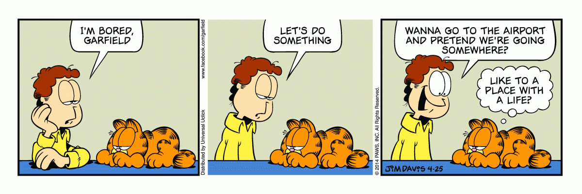 Garfield, April 25, 2014