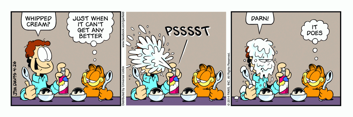 Garfield, April 26, 2014
