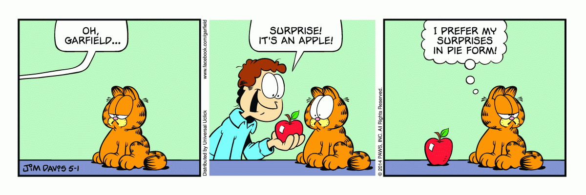 Garfield, May 1, 2014