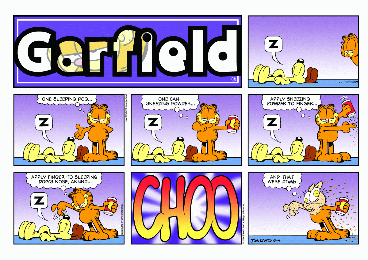 Garfield, May 4, 2014