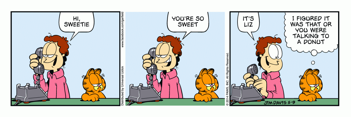 Garfield, May 9, 2014