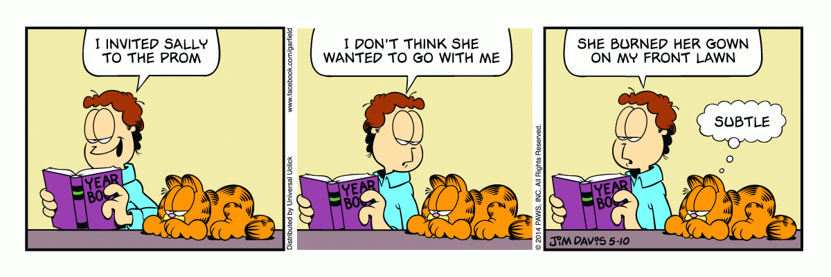 Garfield, May 10, 2014