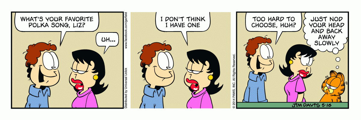 Garfield, May 16, 2014