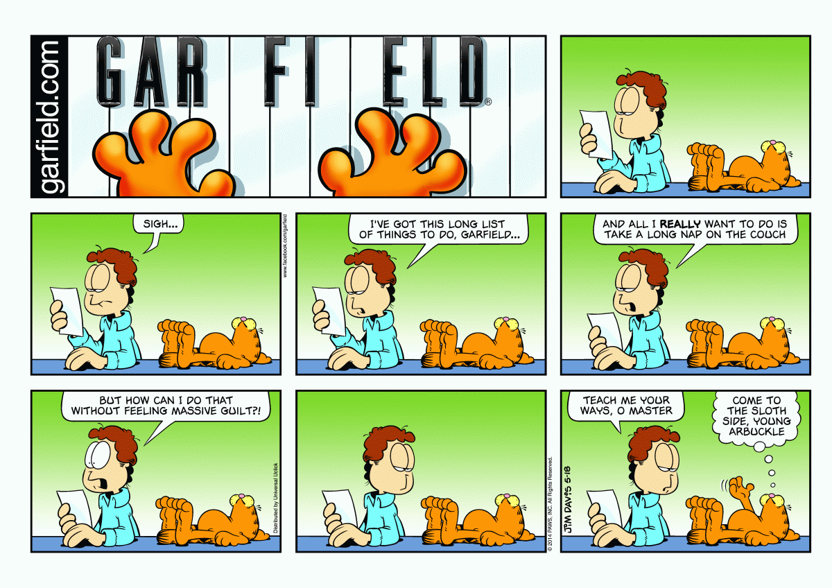 Garfield, May 18, 2014