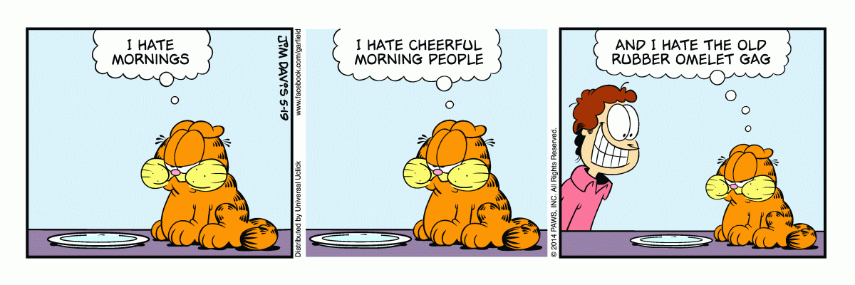 Garfield, May 19, 2014