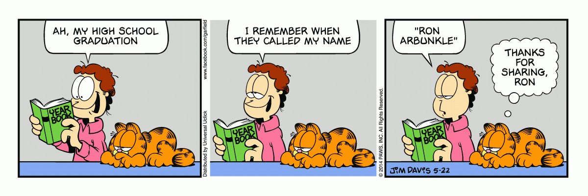 Garfield, May 22, 2014
