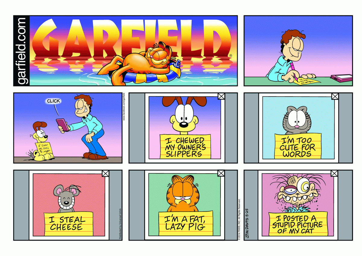 Garfield, May 25, 2014