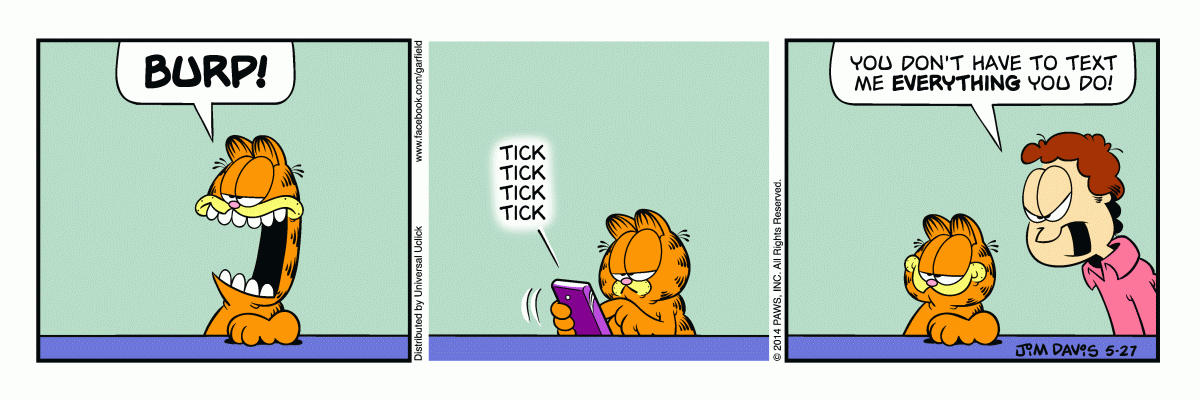 Garfield, May 27, 2014