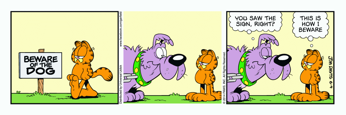 Garfield, June 4, 2014