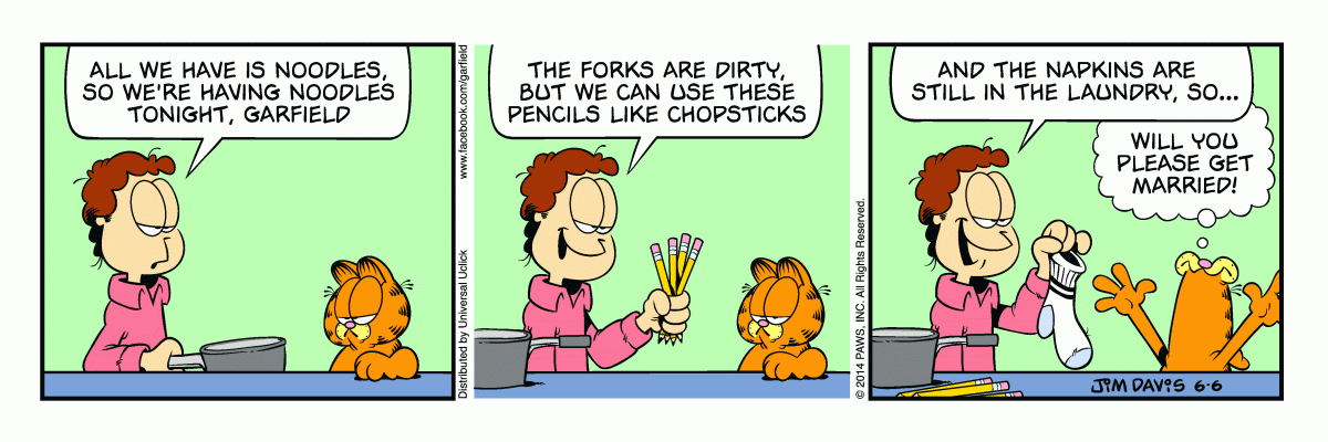 Garfield, June 6, 2014