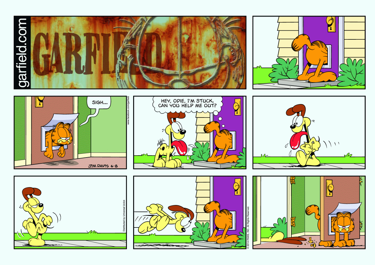 Garfield, June 8, 2014