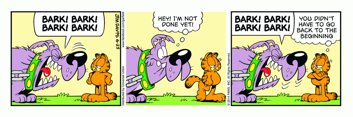 Garfield, June 25, 2014