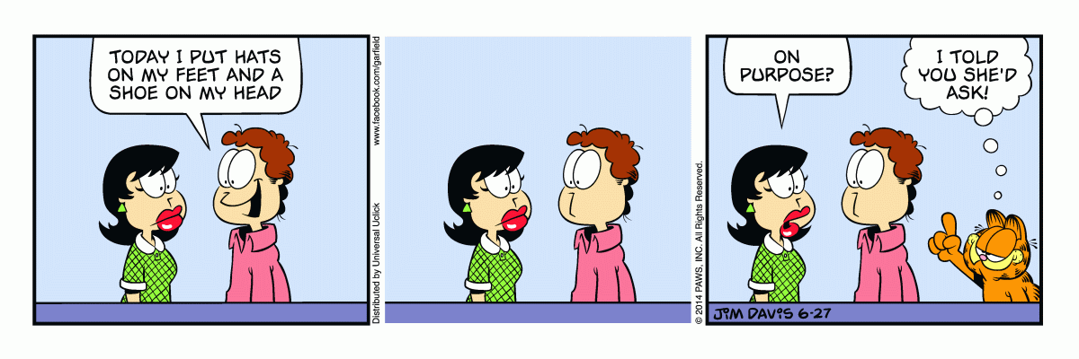 Garfield, June 27, 2014