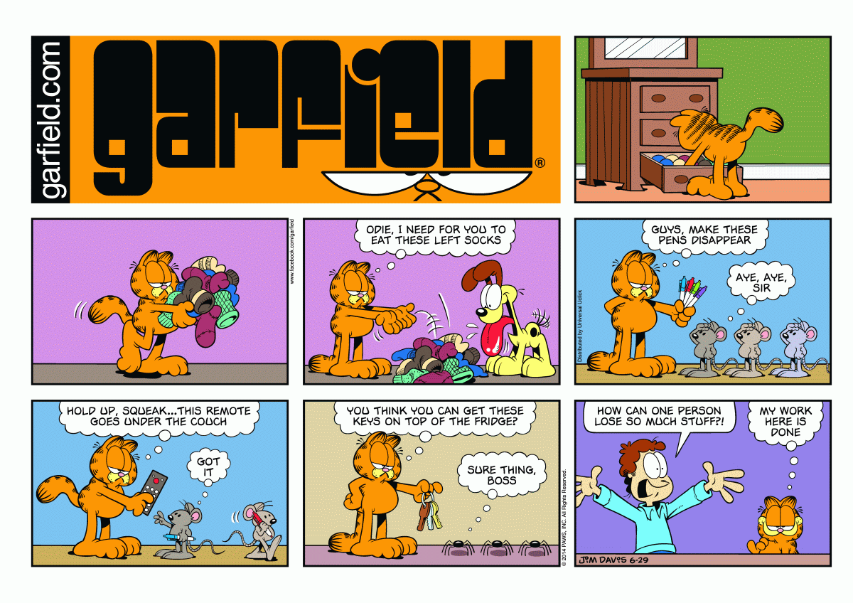 Garfield, June 29, 2014