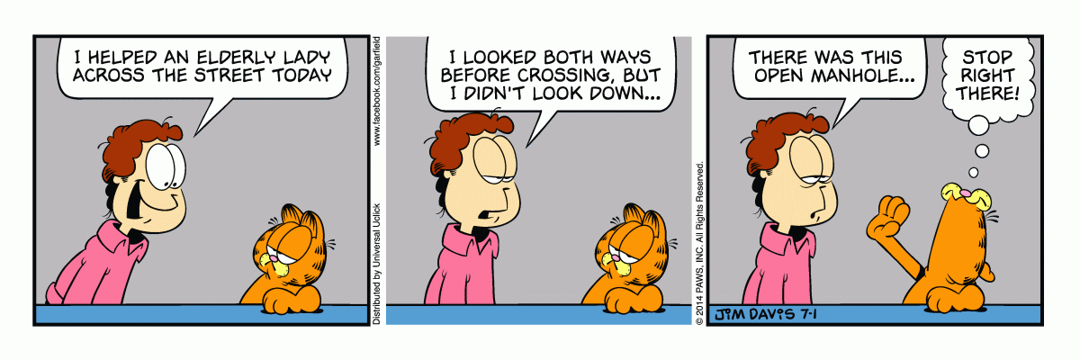 Garfield, July 1, 2014