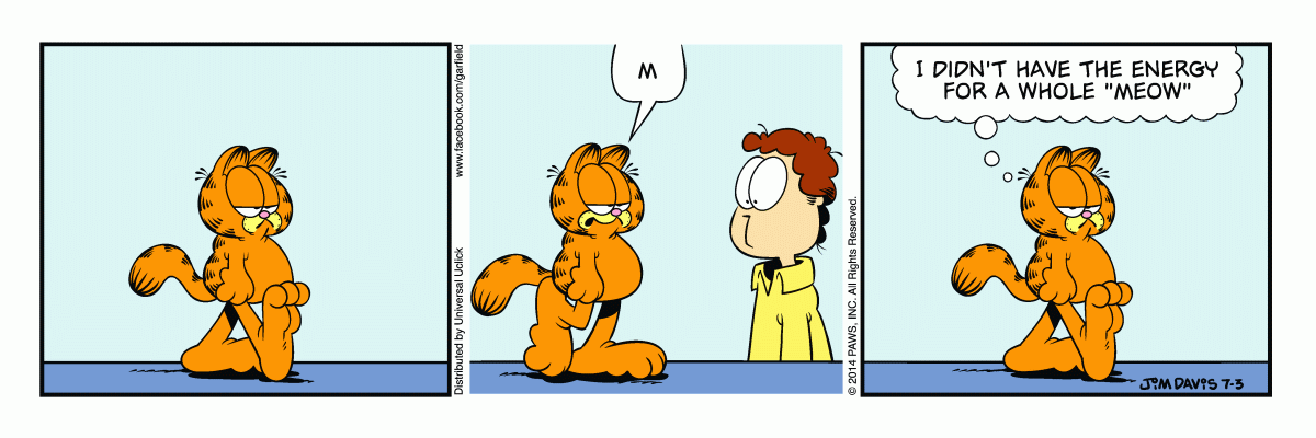 Garfield, July 3, 2014