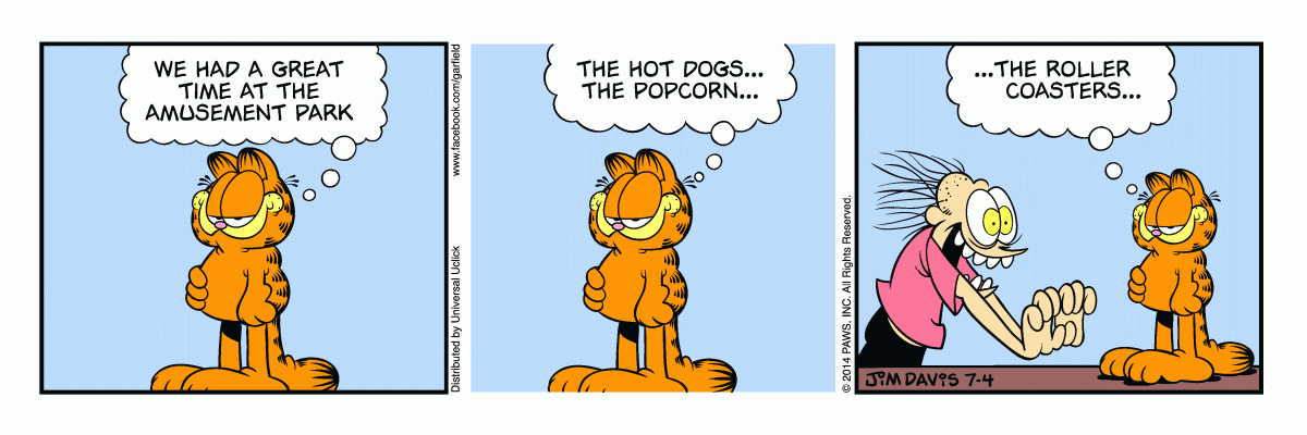 Garfield, July 4, 2014