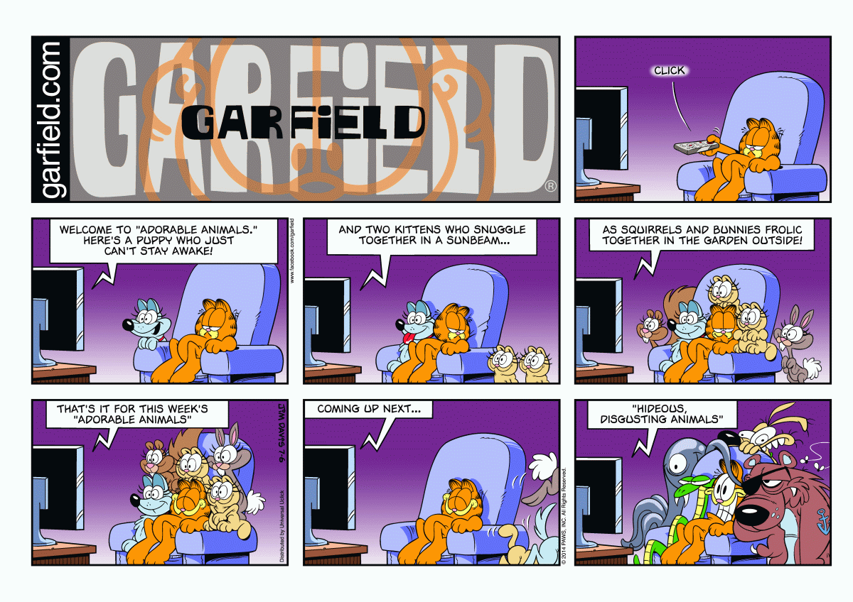 Garfield, July 6, 2014