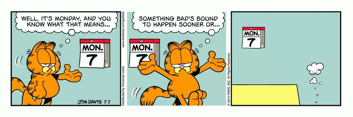 Garfield, July 7, 2014