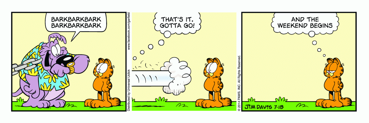 Garfield, July 18, 2014
