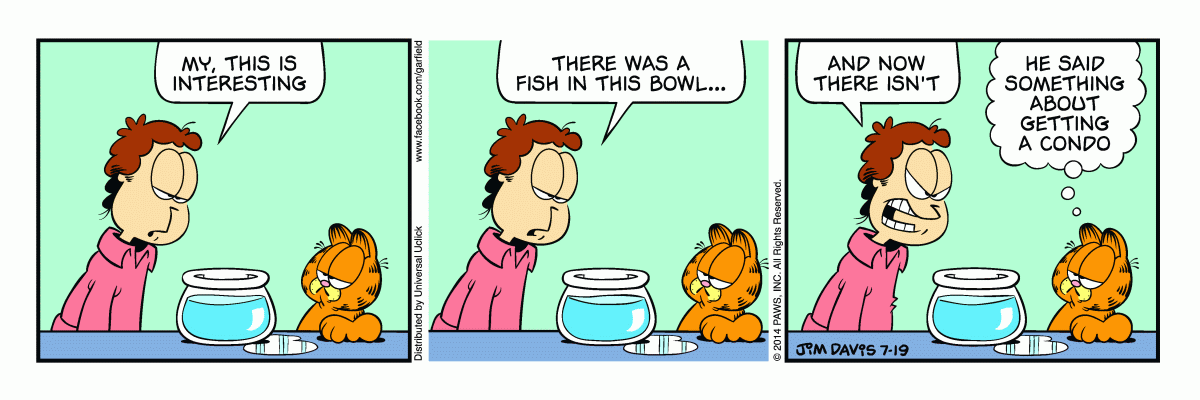 Garfield, July 19, 2014