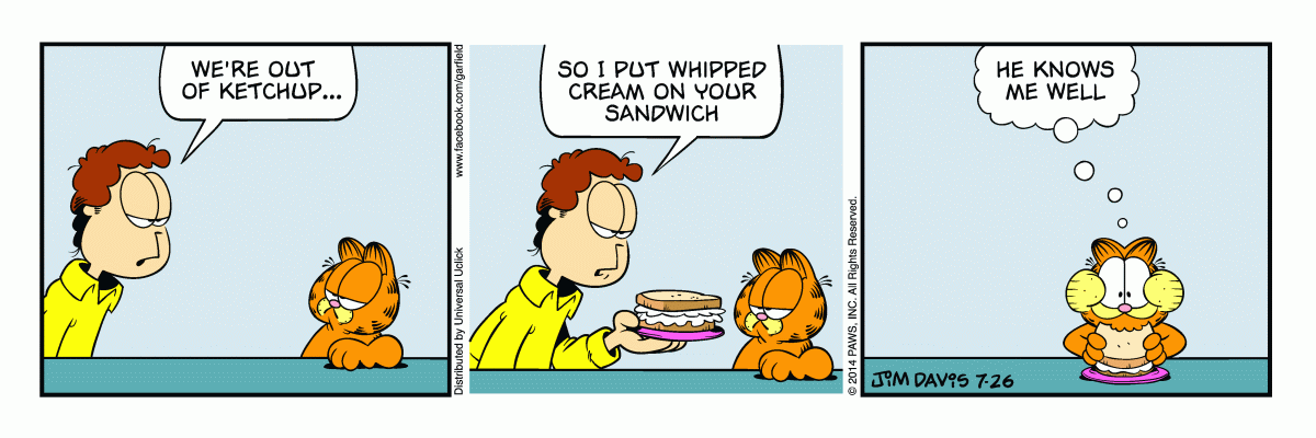 Garfield, July 26, 2014