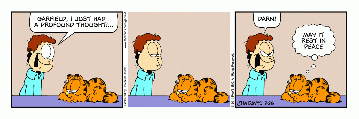 Garfield, July 28, 2014