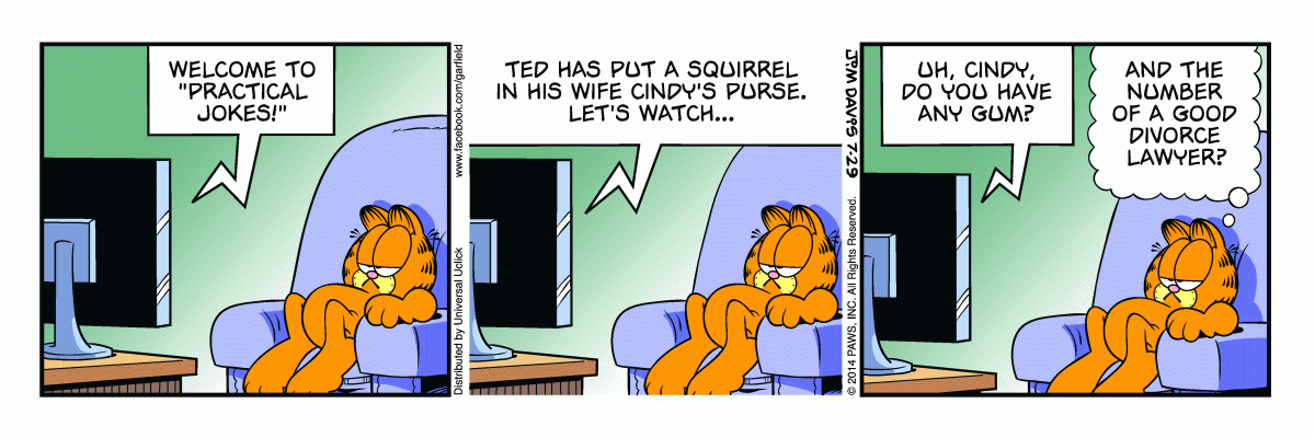 Garfield, July 29, 2014