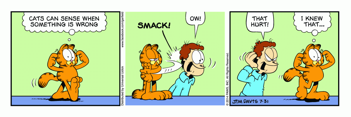 Garfield, July 31, 2014