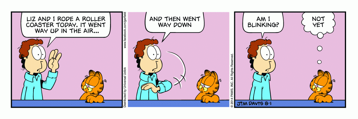Garfield, August 1, 2014