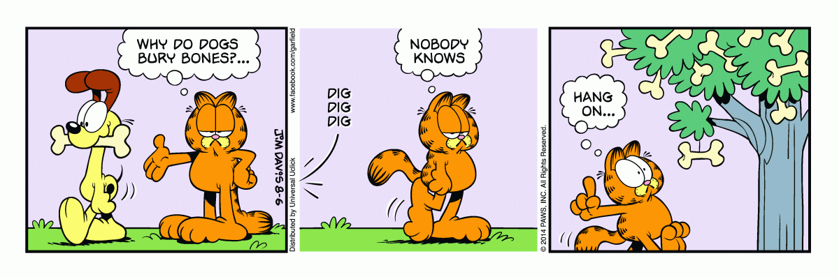 Garfield, August 6, 2014