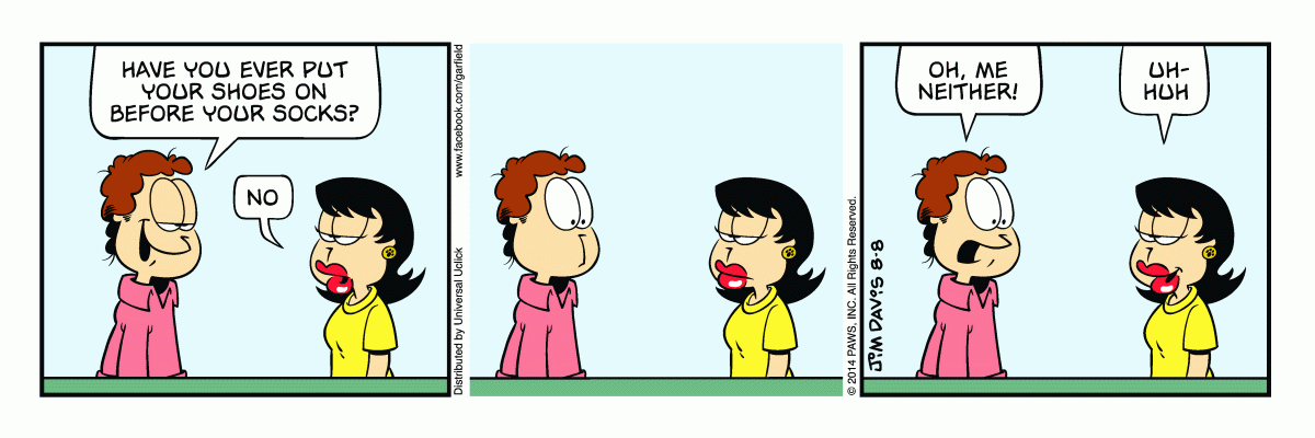 Garfield, August 8, 2014