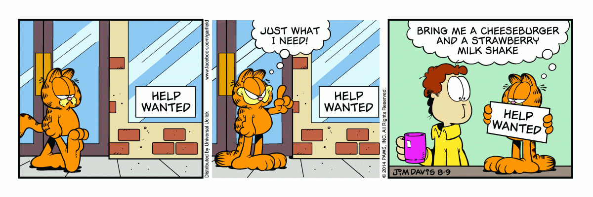 Garfield, August 9, 2014