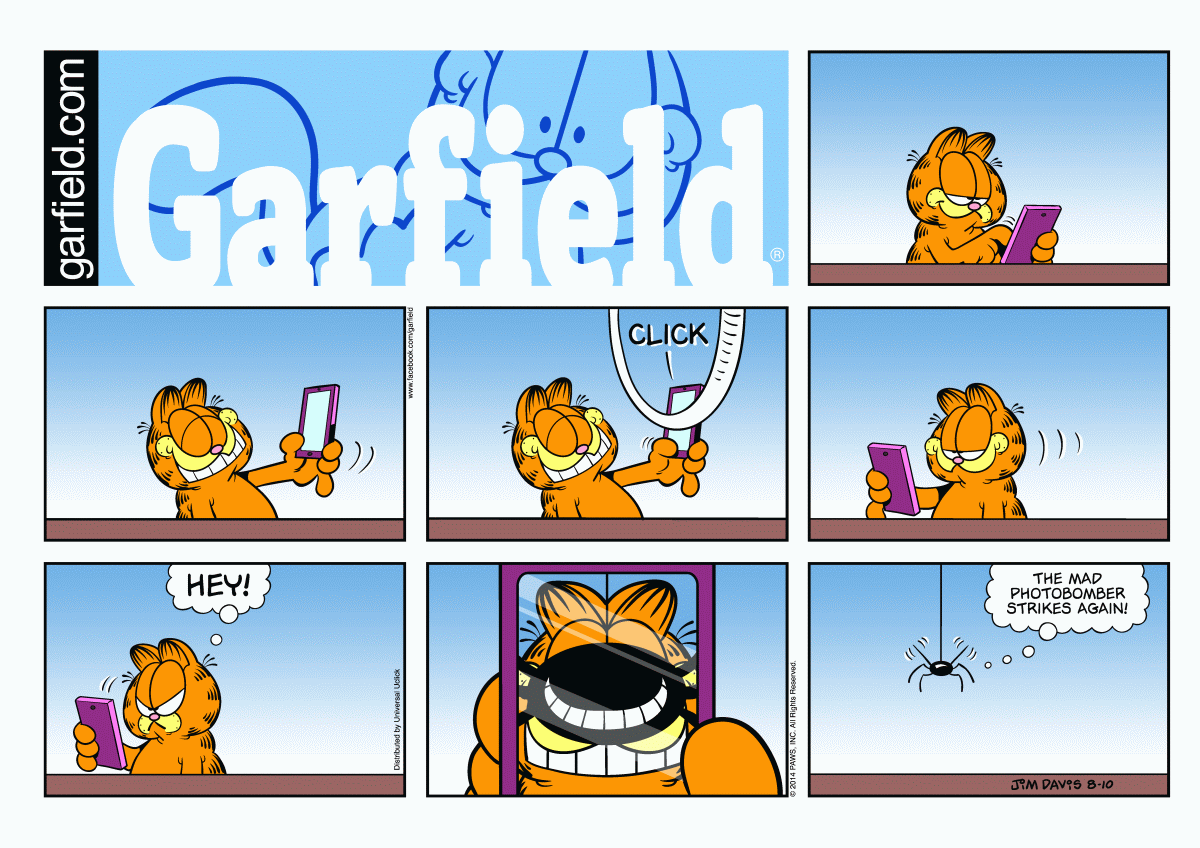 Garfield, August 10, 2014
