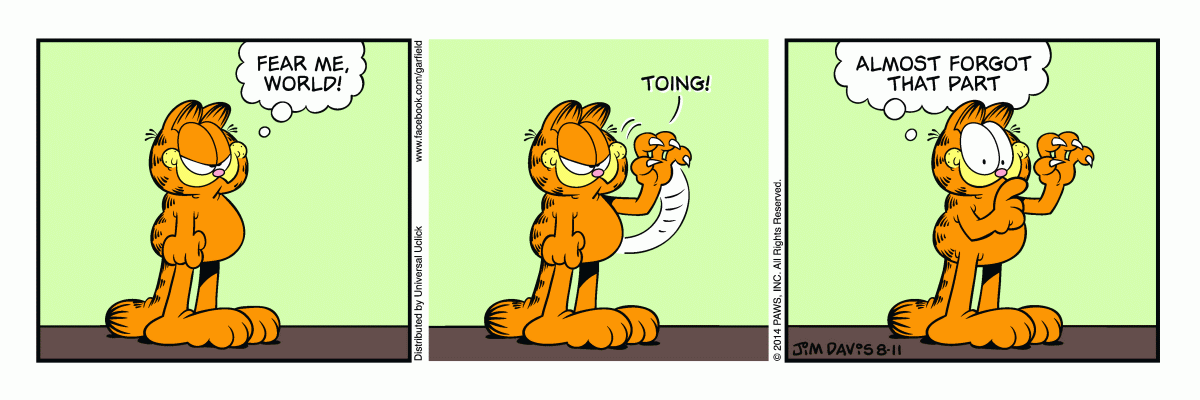 Garfield, August 11, 2014
