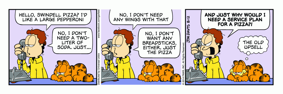 Garfield, August 12, 2014