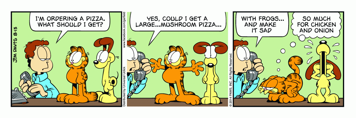 Garfield, August 13, 2014