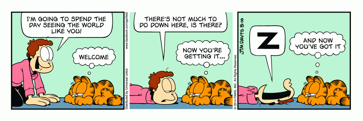 Garfield, August 16, 2014