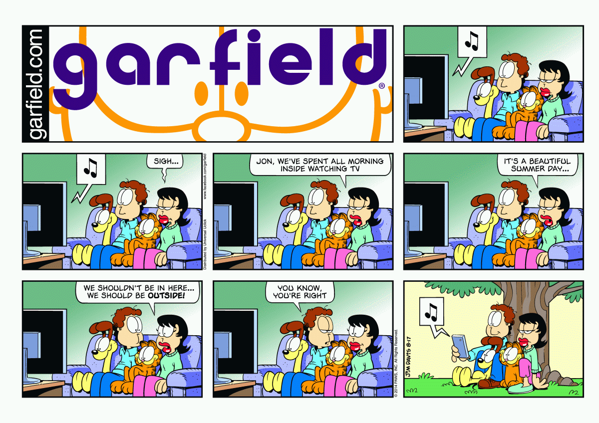 Garfield, August 17, 2014