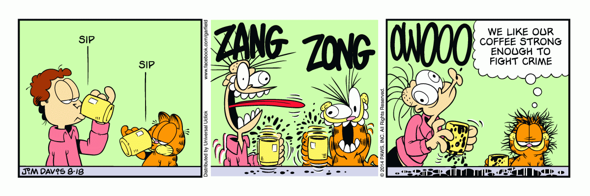 Garfield, August 18, 2014